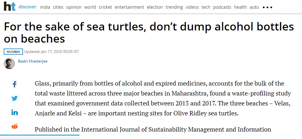 For the sake of sea turtles, don’t dump alcohol bottles on beaches For the sake of sea turtles, don’t dump alcohol bottles on beaches